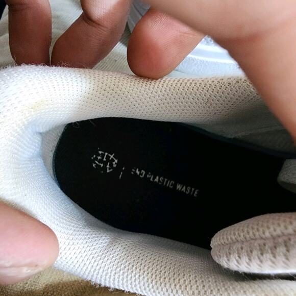 Big Kids Adidas Grand Court Low Sz 3.5 010548 White Leather Athletic Sneakers - Picture 6 of 8